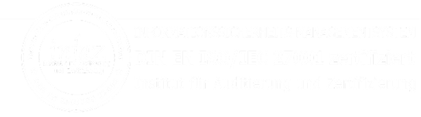 Siegel ISO 27001 zertifiziert weiß 1