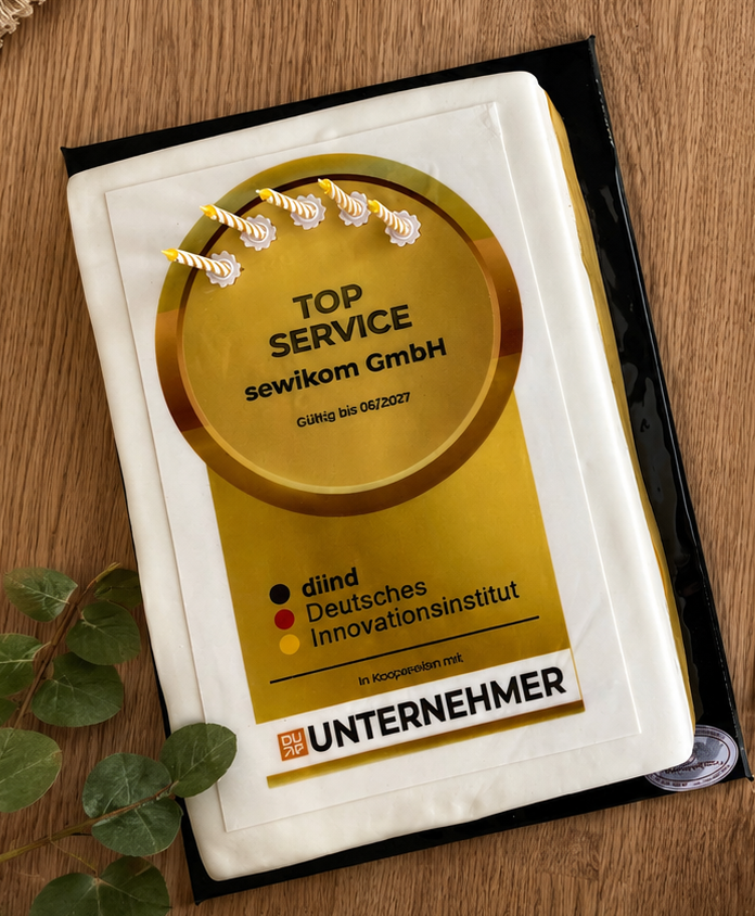 Auszeichnung „Top Service“ für unsere Kundenberatung
