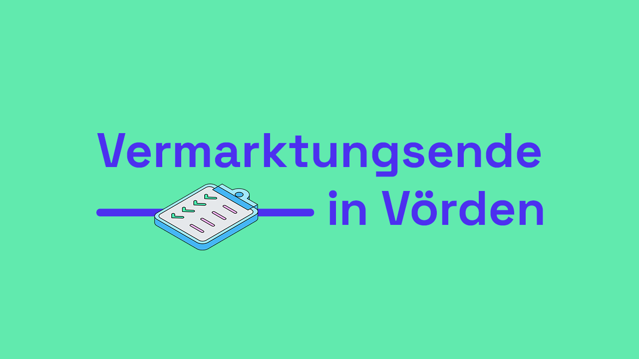 Vermarktungsende in Vörden